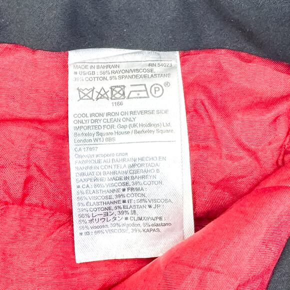 Banana Republic Red Ankle Pants - Size 8 - Excellent Condition - Picture 6 of 6